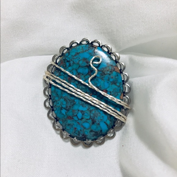 Blue Stone Pendant - Picture 3 of 3